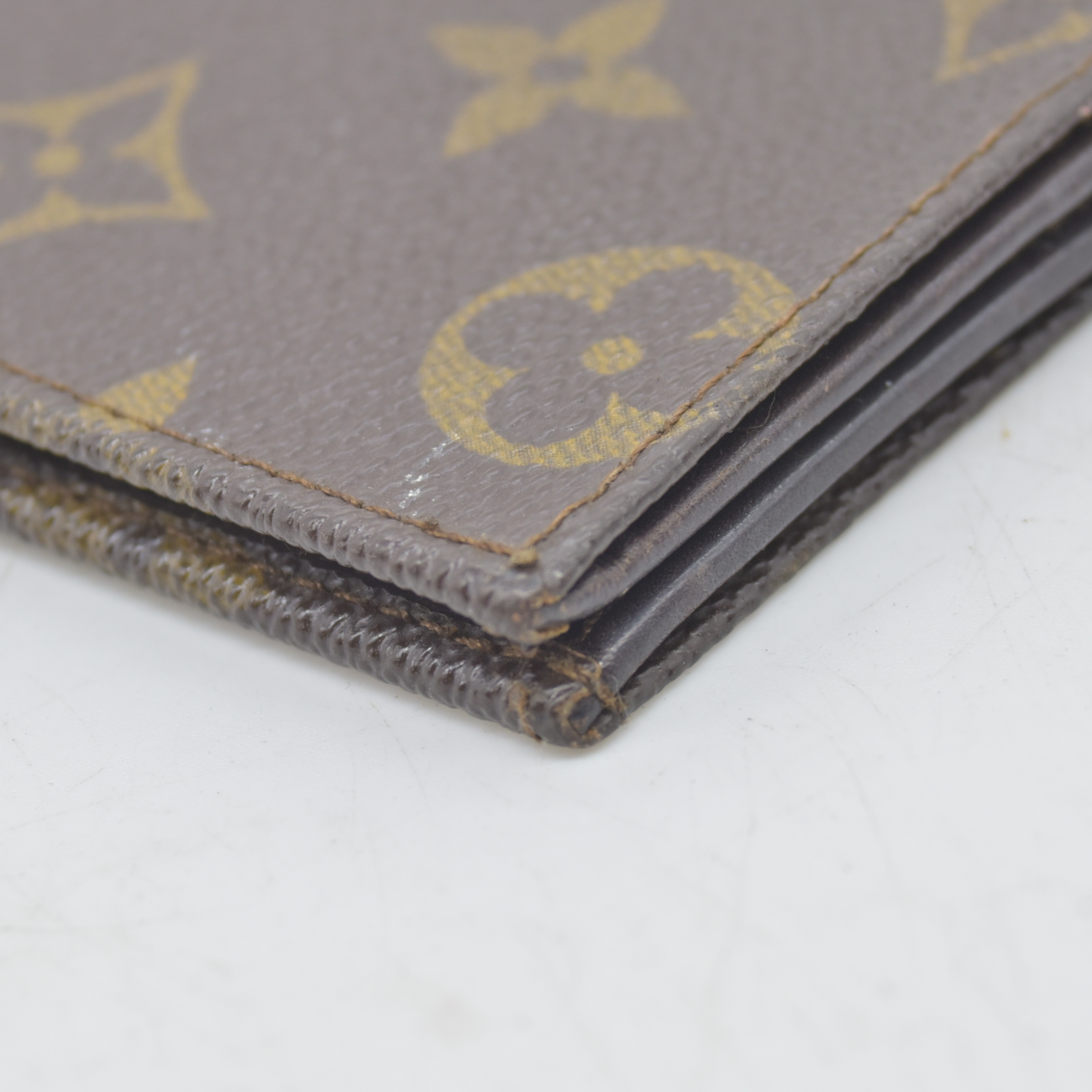 Vintage Louis Vuitton Monogram Bifold Wallet Brown