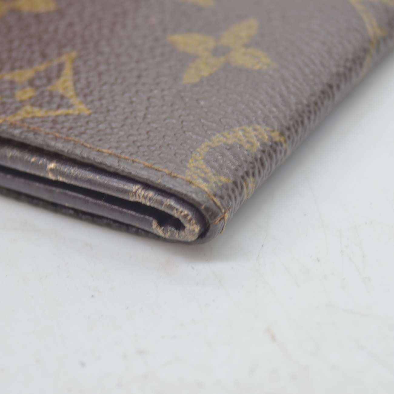 Vintage Louis Vuitton Monogram Bifold Wallet Brown