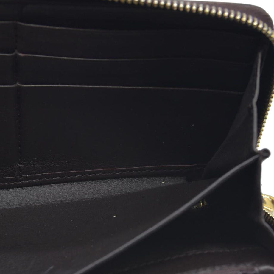 $900 CONSIGNMENT Gucci Leather Printed Continental Wallet