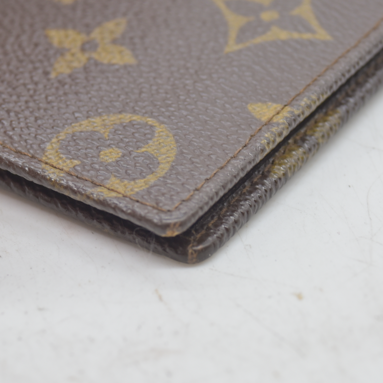Vintage Louis Vuitton Monogram Bifold Wallet Brown