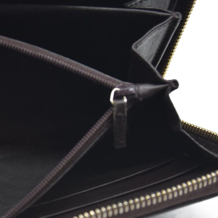 $900 CONSIGNMENT Gucci Leather Printed Continental Wallet