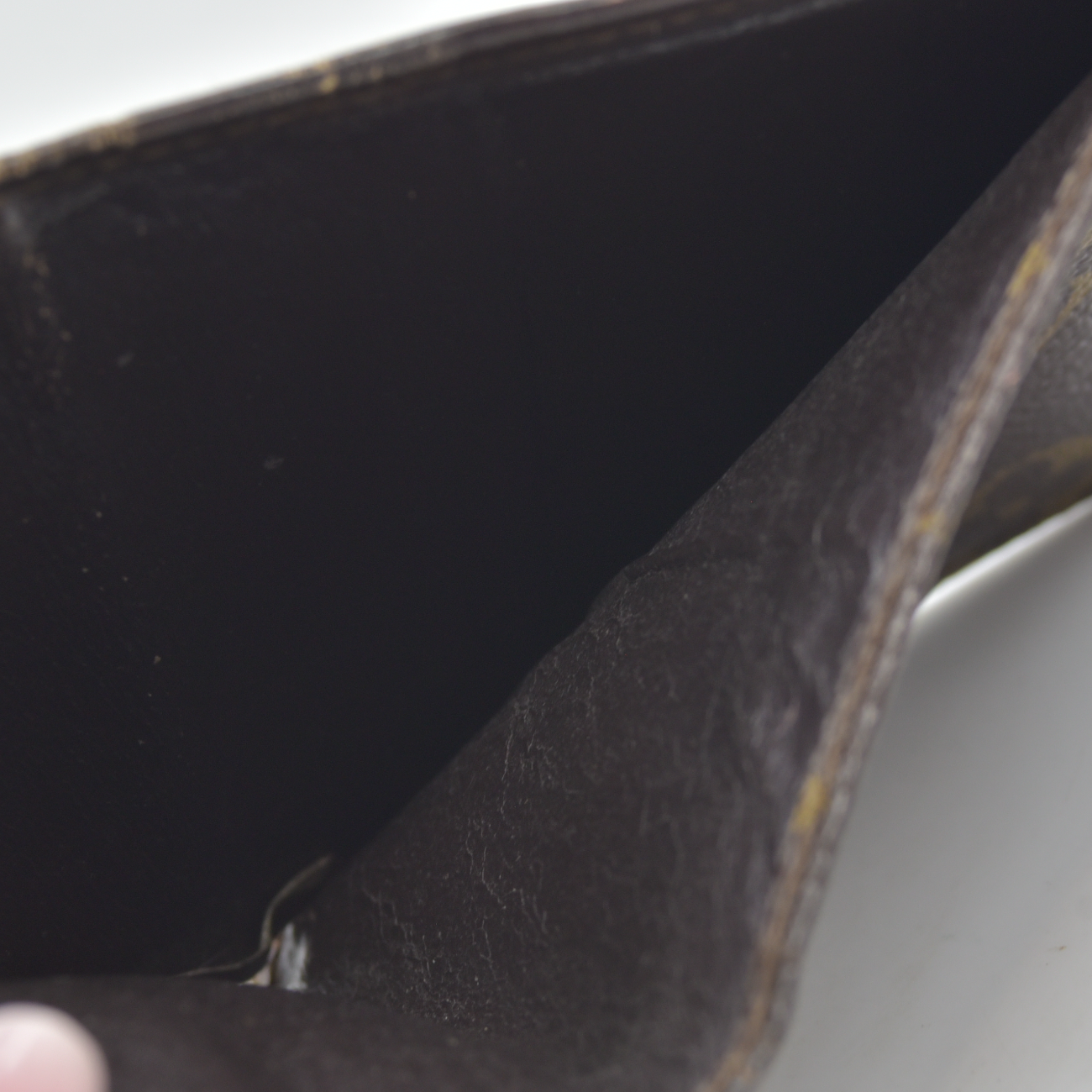 Vintage Louis Vuitton Monogram Bifold Wallet Brown