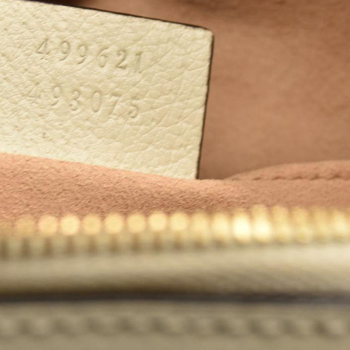 Gucci GG Supreme Monogram Flora Web GG Small Ophidia Dome Shoulder Bag White