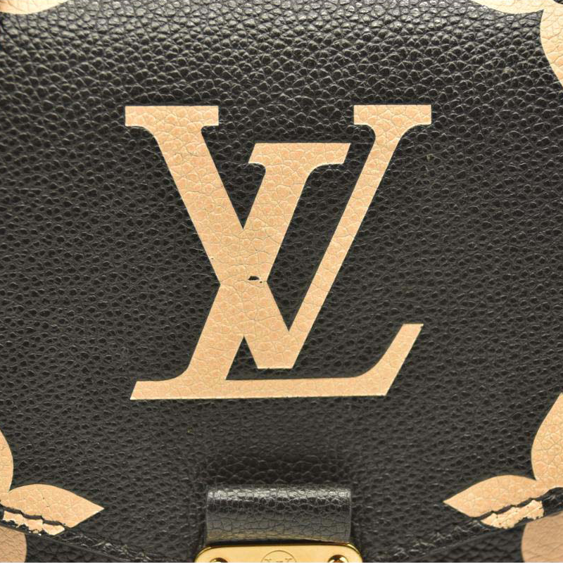 Louis Vuitton Empreinte Monogram Giant Pochette Metis Black Beige