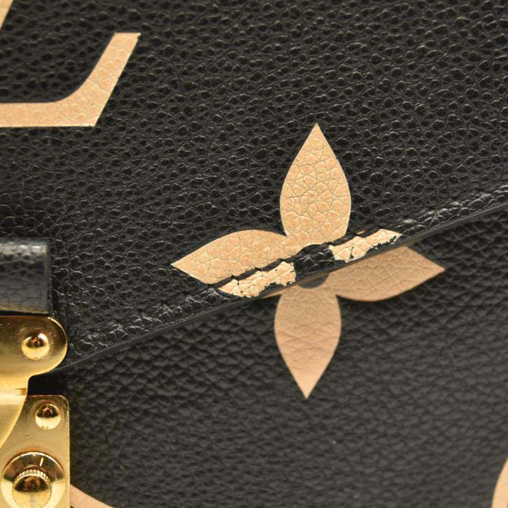 Louis Vuitton Empreinte Monogram Giant Pochette Metis Black Beige