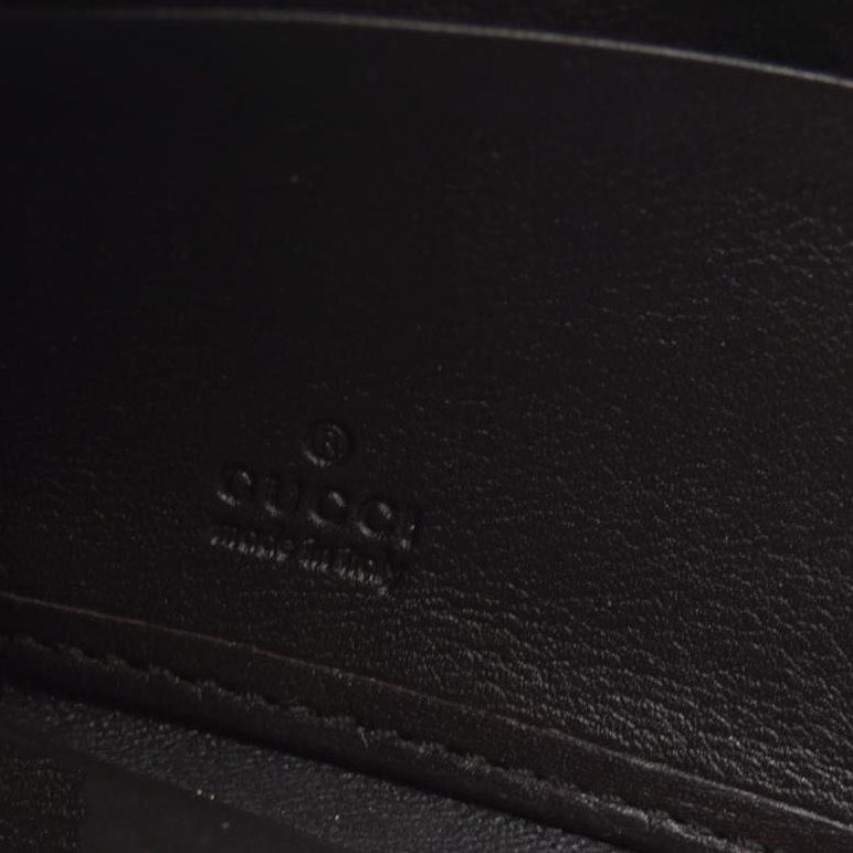 $900 CONSIGNMENT Gucci Leather Printed Continental Wallet