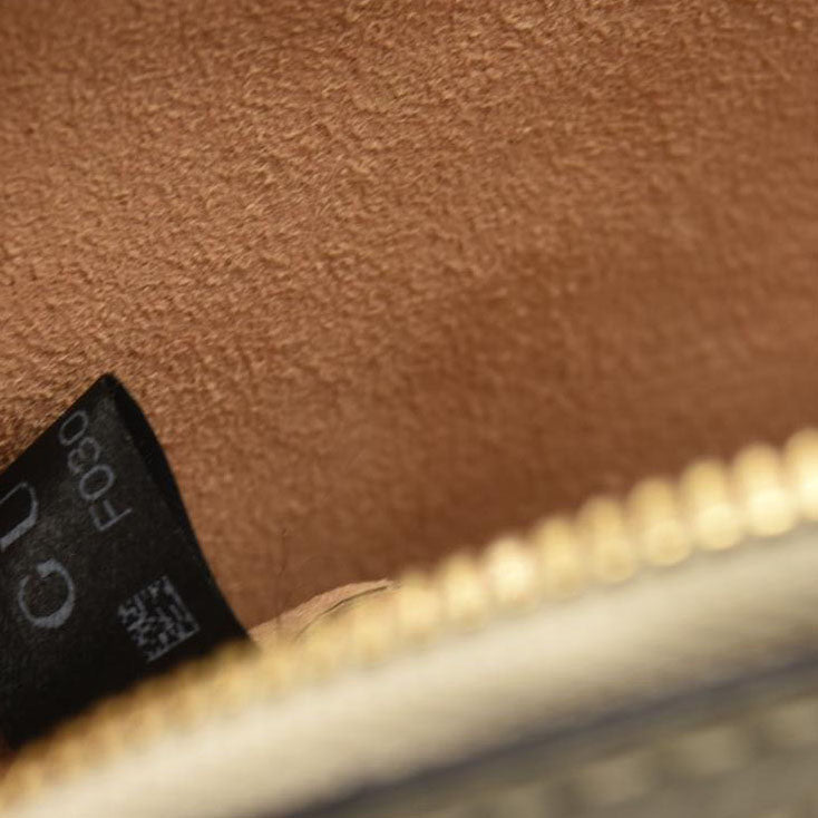 Gucci GG Supreme Monogram Flora Web GG Small Ophidia Dome Shoulder Bag White