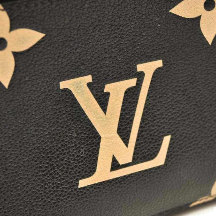 Louis Vuitton Empreinte Monogram Giant Pochette Metis Black Beige