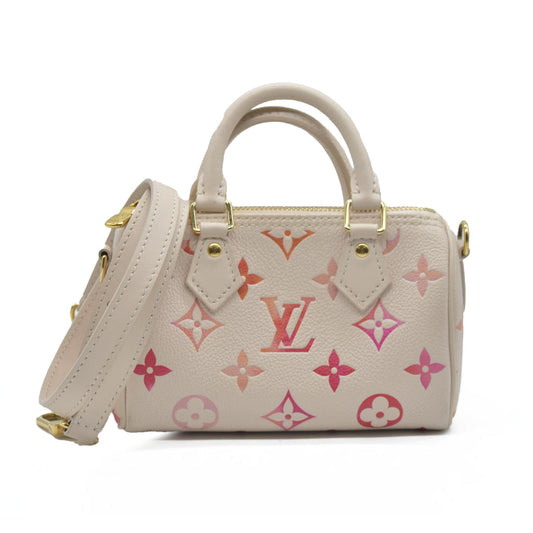 Louis Vuitton  Empreinte Monogram Nano Speedy Sunrise Aquarelle RFID