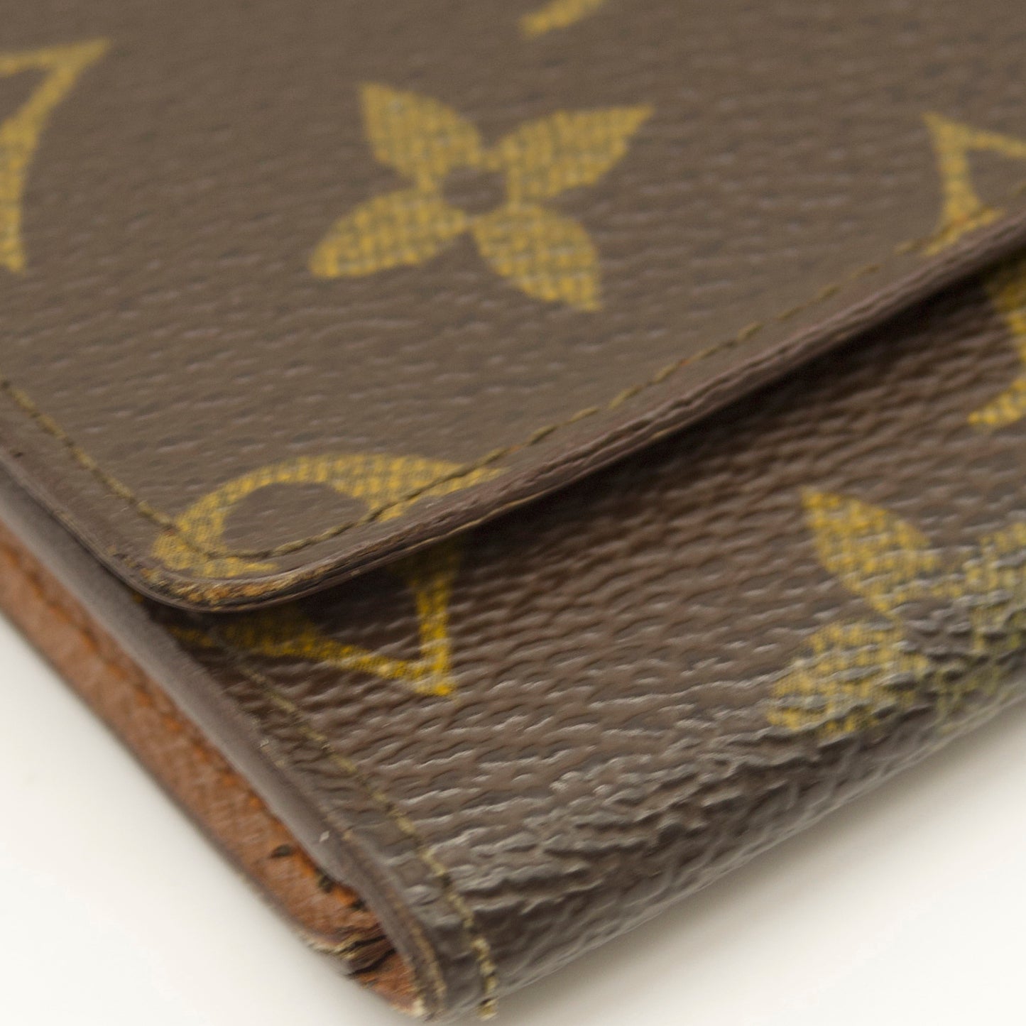 Used Louis Vuitton Monogram Porte Yen Credit Wallet MI0911