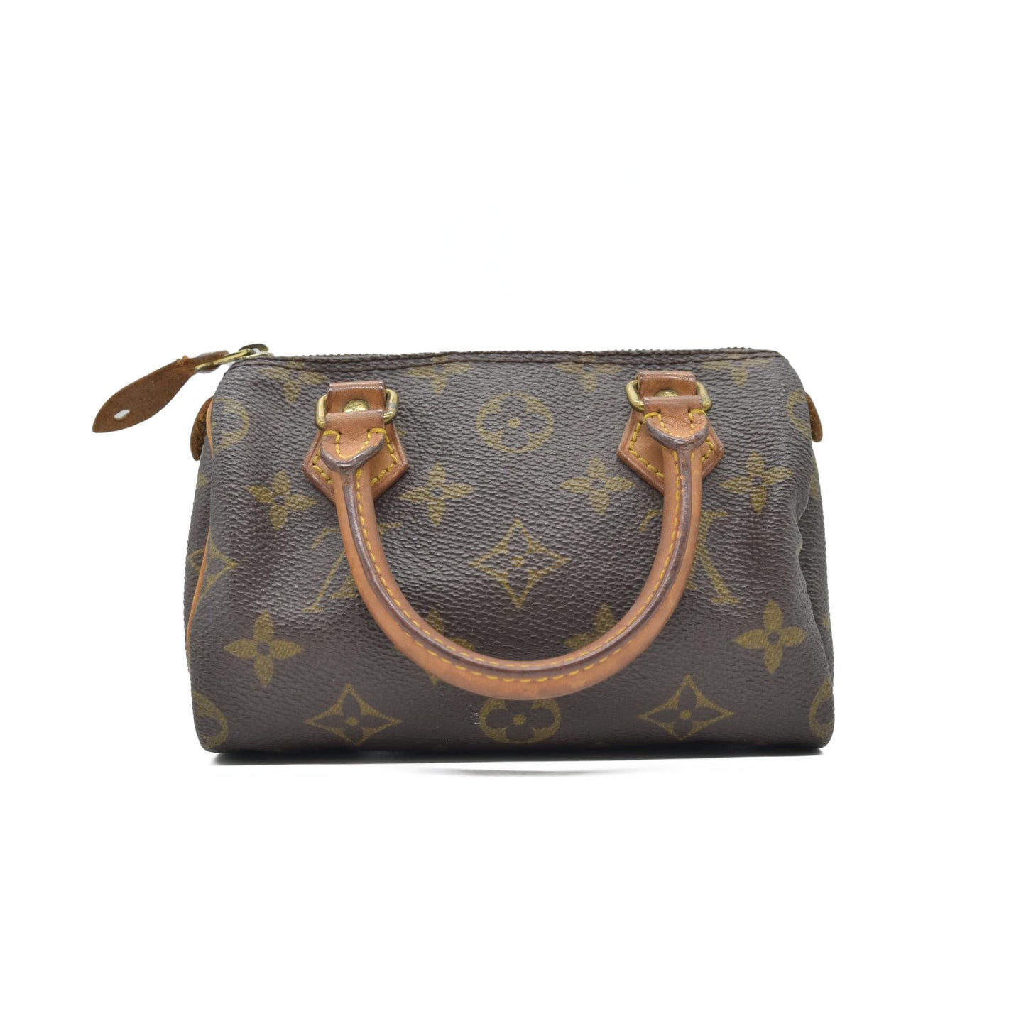 $1800 Louis Vuitton Monogram Mini Speedy Hand Bag TH0942