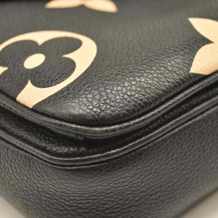 Louis Vuitton Empreinte Monogram Giant Pochette Metis Black Beige