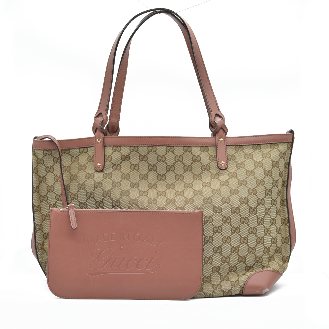 Gucci Medium Craft Tote Beige Pink
