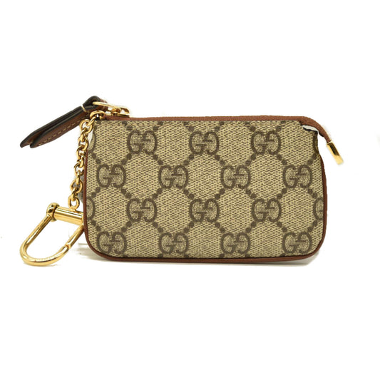 Gucci  GG Supreme Monogram Key Case Beige