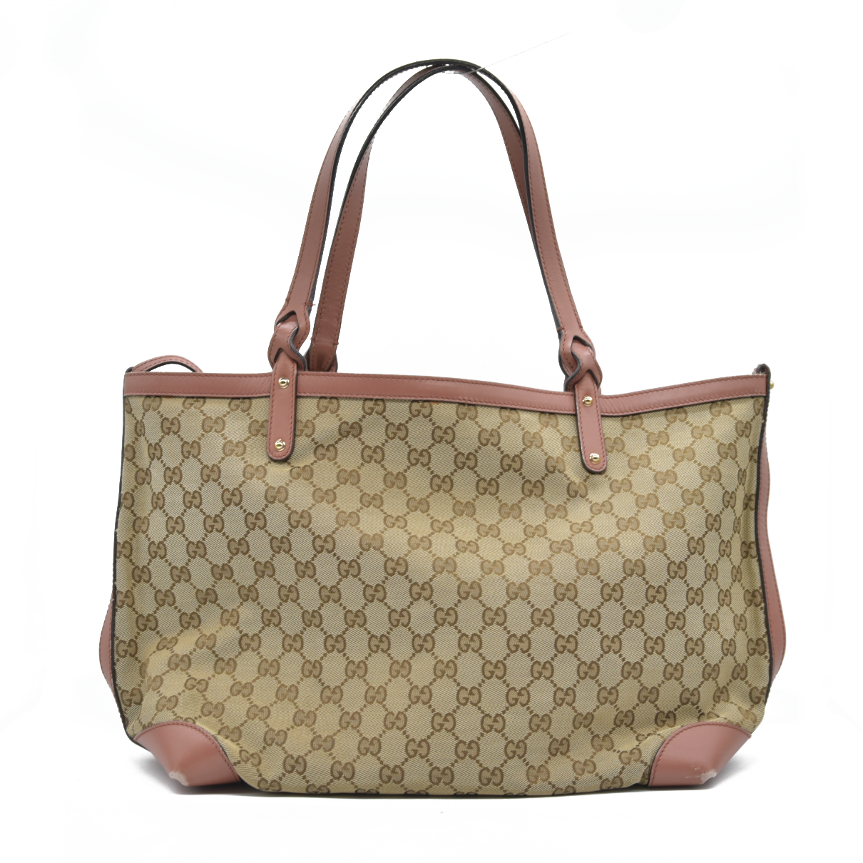 Gucci Medium Craft Tote Beige Pink