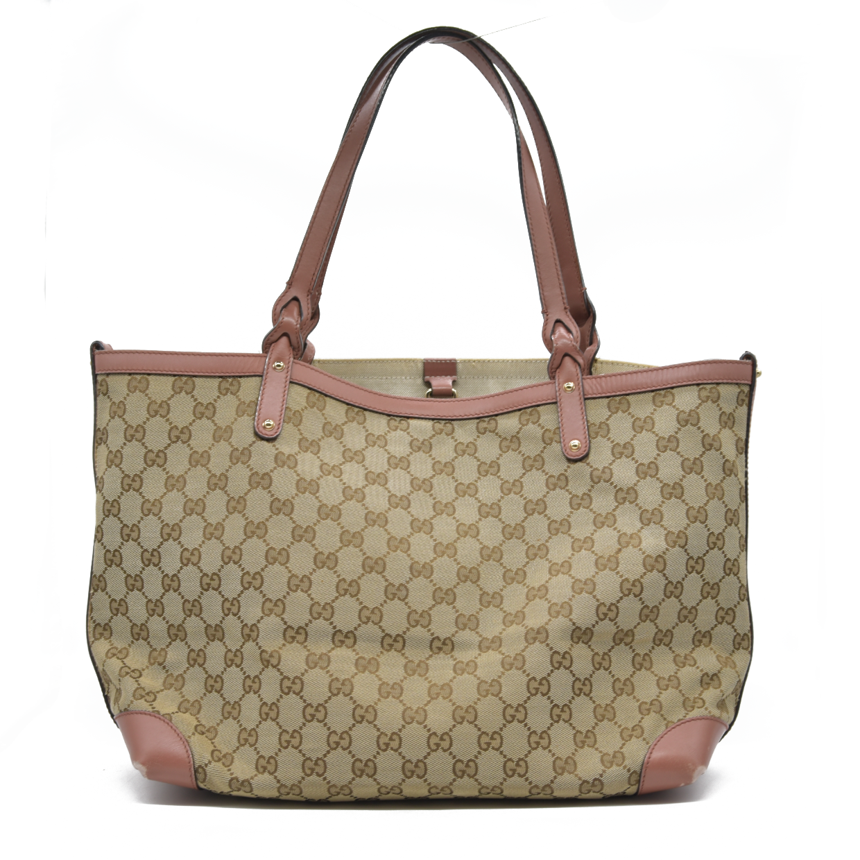 Gucci Medium Craft Tote Beige Pink