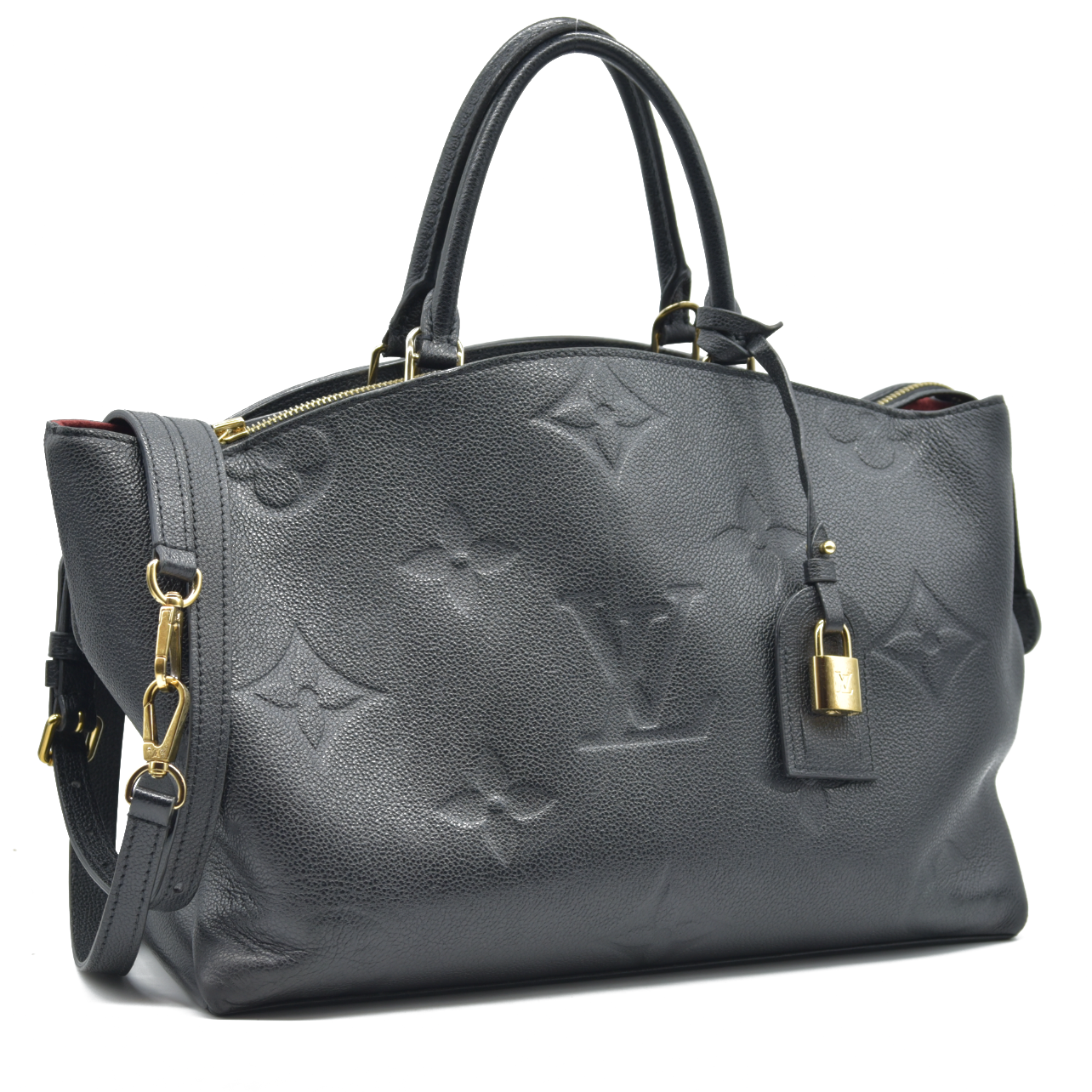 $3850 Louis Vuitton  Empreinte Monogram Giant Petit Palais Black