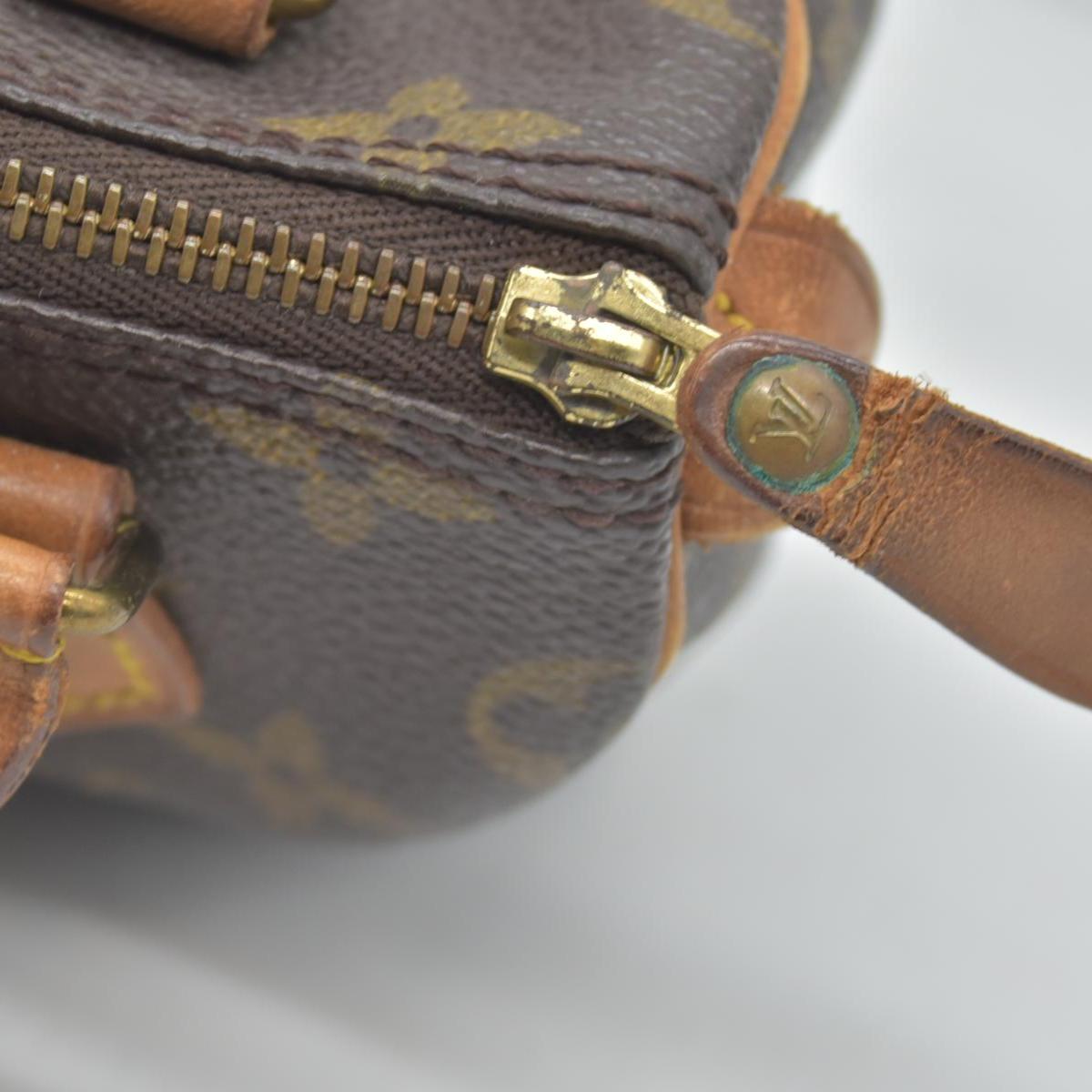 $1800 Louis Vuitton Monogram Mini Speedy Hand Bag TH0942