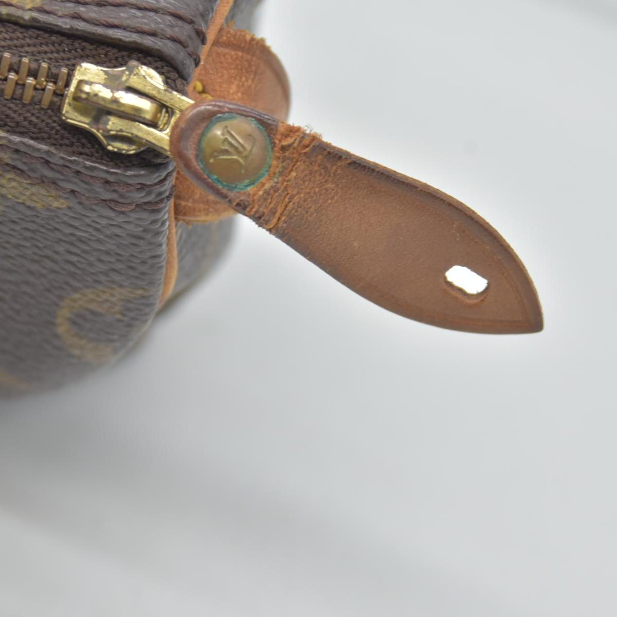 $1800 Louis Vuitton Monogram Mini Speedy Hand Bag TH0942