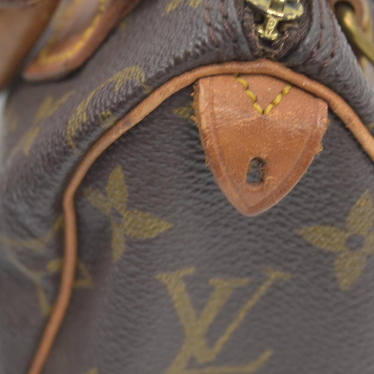 $1800 Louis Vuitton Monogram Mini Speedy Hand Bag TH0942