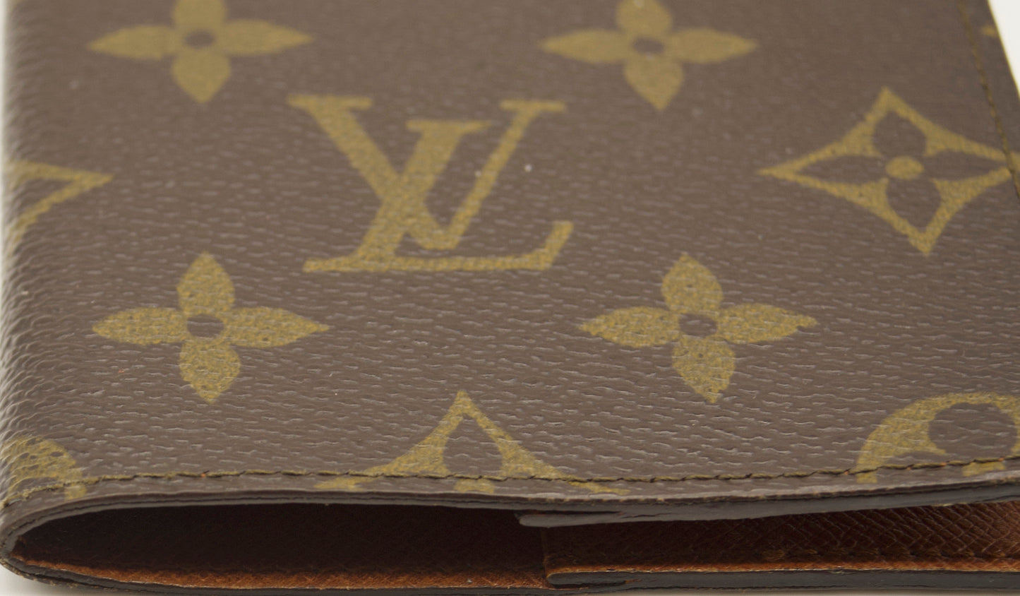 Used LOUIS VUITTON Monogram Pocket Brazza Cover Card Holder 8909AN