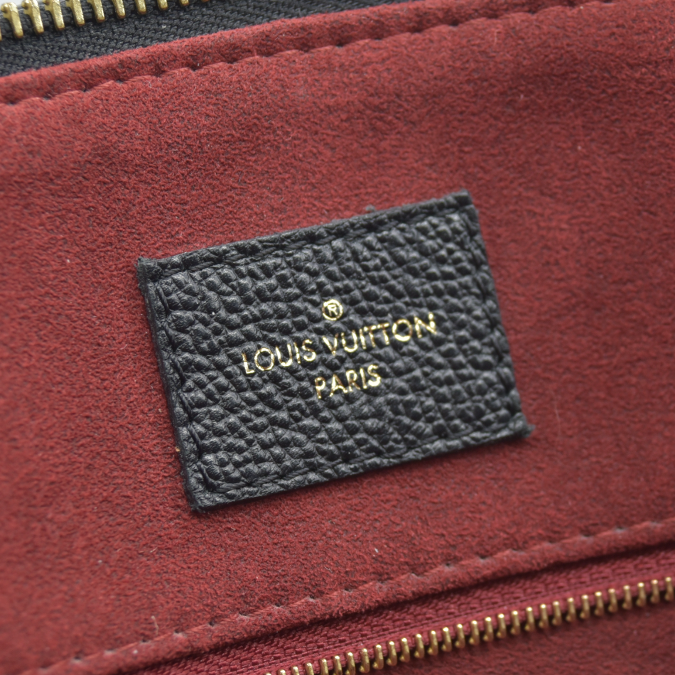 $3850 Louis Vuitton  Empreinte Monogram Giant Petit Palais Black
