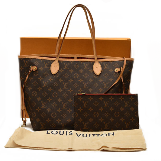 LOUIS VUITTON Monogram Neverfull MM Cherry Cerise with Pouch