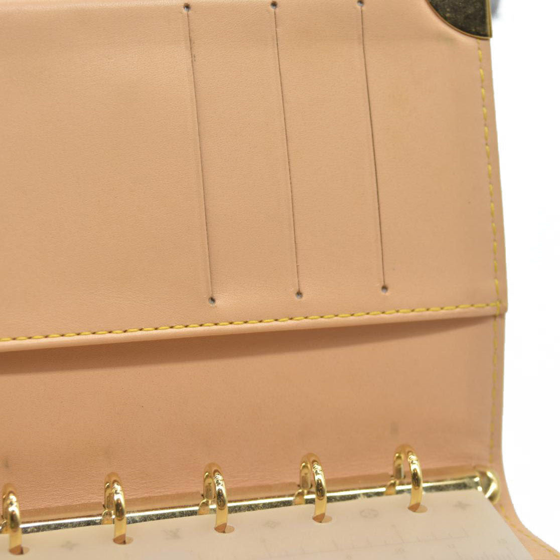 $825 CONSIGNMENT Small Ring Agenda Cover White
