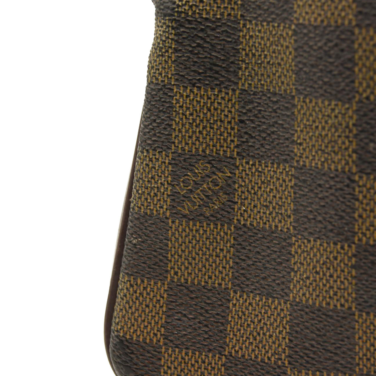 LOUIS VUITTON Damier Ebene Navona Pochette Accessories