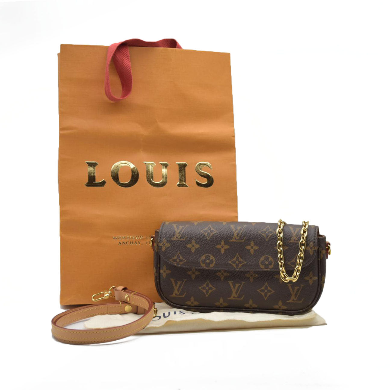 Louis Vuitton  Monogram Ivy Wallet On Chain RFID NO BOX