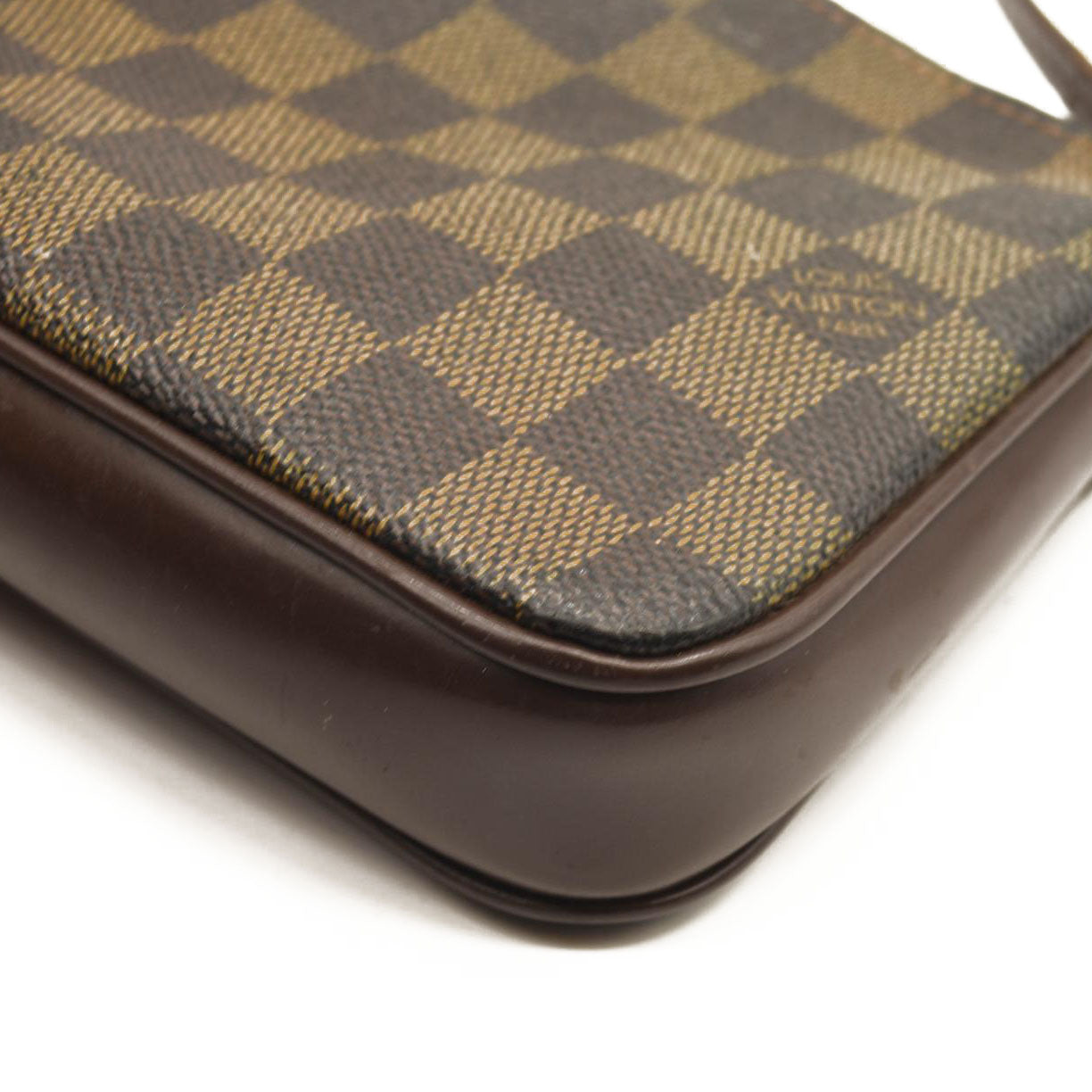 LOUIS VUITTON Damier Ebene Navona Pochette Accessories