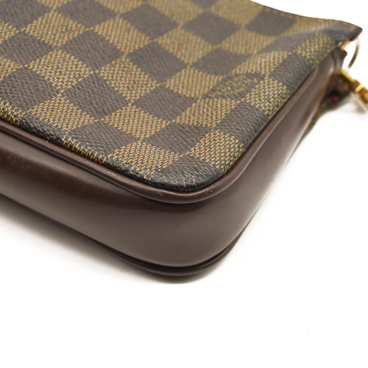 LOUIS VUITTON Damier Ebene Navona Pochette Accessories