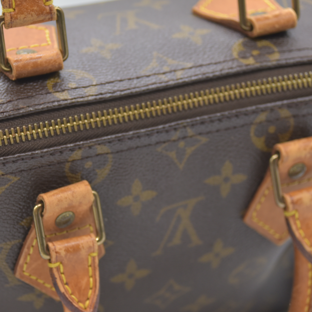 Louis Vuitton LV Hand Bag Speedy 25 Brown Monogram SP0975