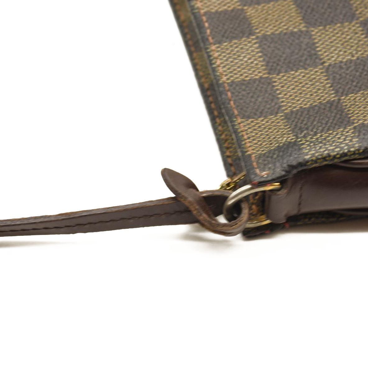 LOUIS VUITTON Damier Ebene Navona Pochette Accessories