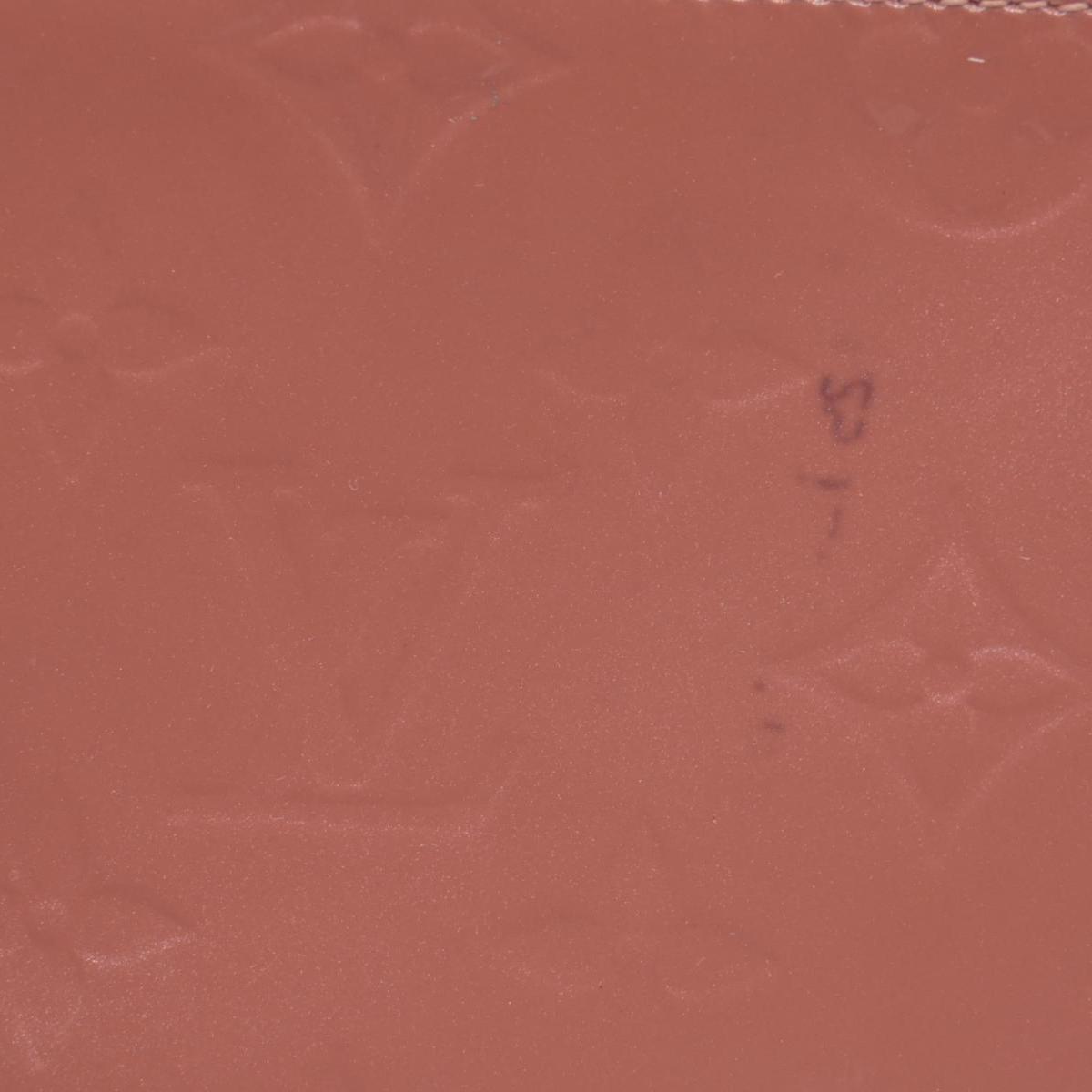 $500 Louis Vuitton Vernis Valentine Dog Pochette Felicie Chain Wallet Pink Zip Pouch
