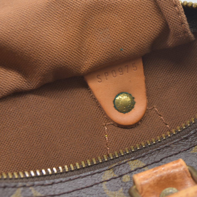 Louis Vuitton LV Hand Bag Speedy 25 Brown Monogram SP0975