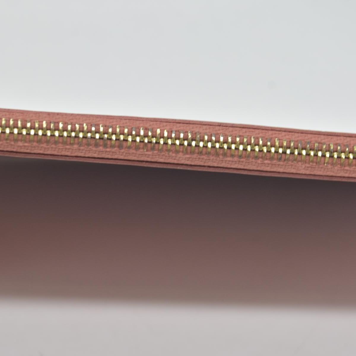 $500 Louis Vuitton Vernis Valentine Dog Pochette Felicie Chain Wallet Pink Zip Pouch