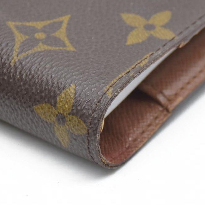 $495 CONSIGNMENT Louis Vuitton Monogram Agenda PM Notebook Cover Brown