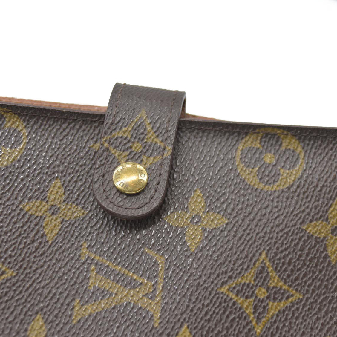 $495 CONSIGNMENT Louis Vuitton Monogram Agenda PM Notebook Cover Brown