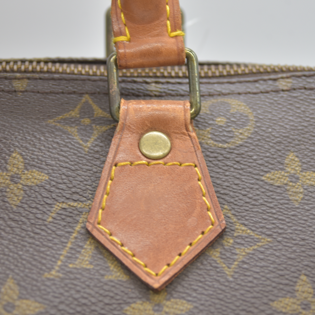 Louis Vuitton LV Hand Bag Speedy 30 Brown Monogram  VI871
