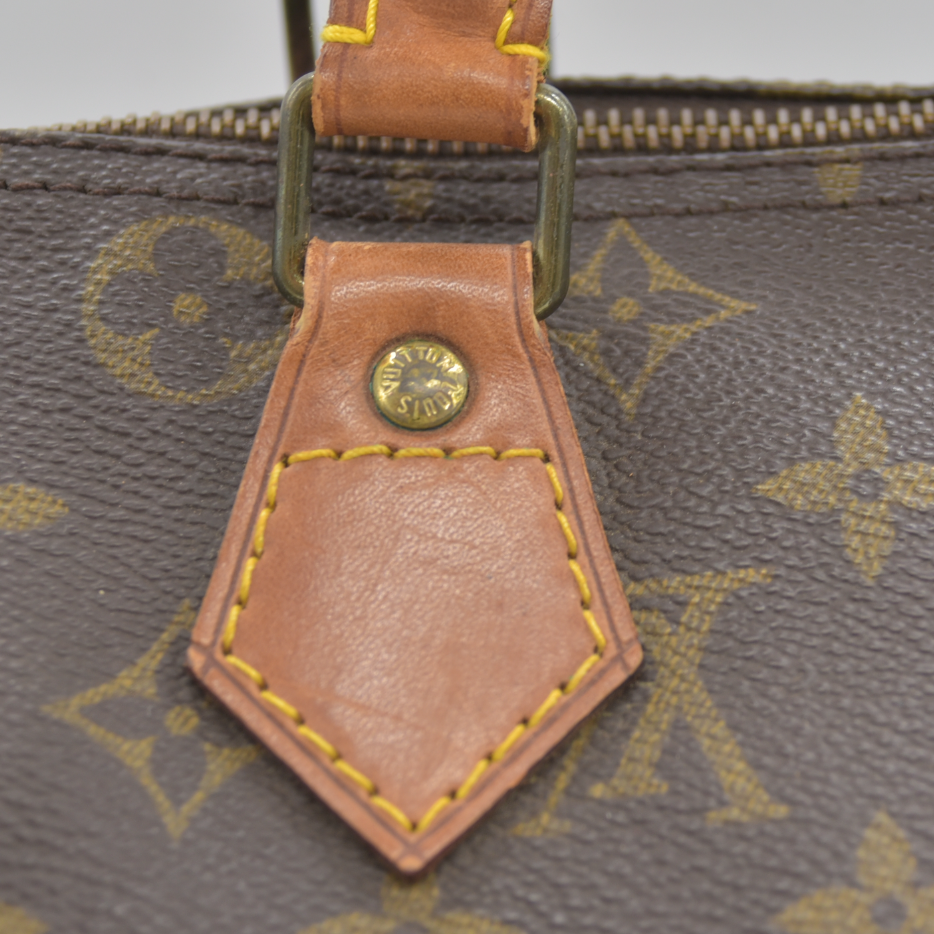 Louis Vuitton LV Hand Bag Speedy 30 Brown Monogram  VI871