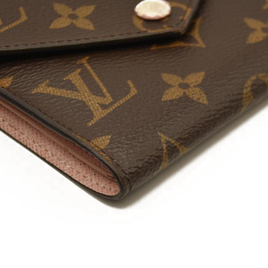 Louis Vuitton  Monogram Victorine Wallet Rose Ballerine