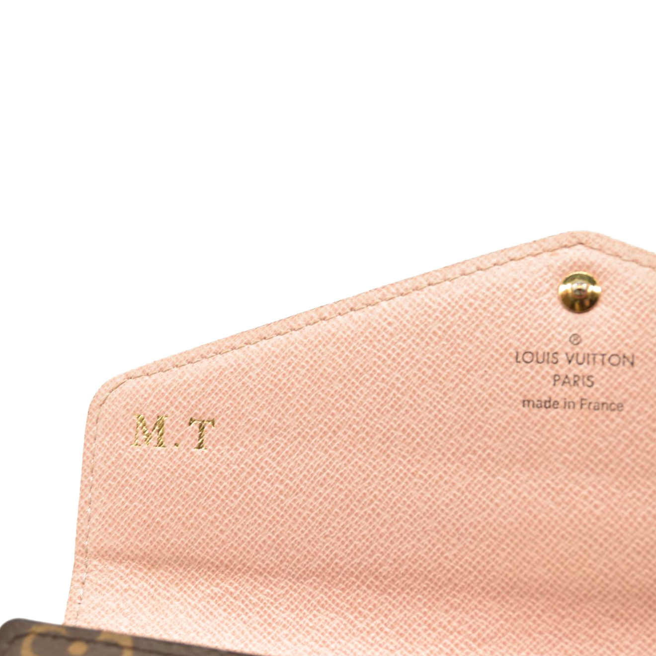 Louis Vuitton Monogram Sarah Wallet NM Rose Ballerine MI4200