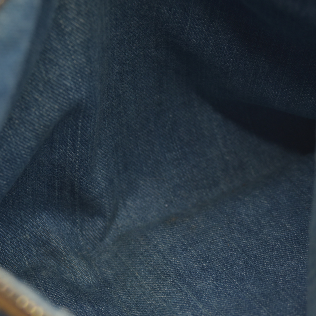 $2280 Louis Vuitton Denim Baggy GM Blue DAMAGED CONSIGNMENT 2005