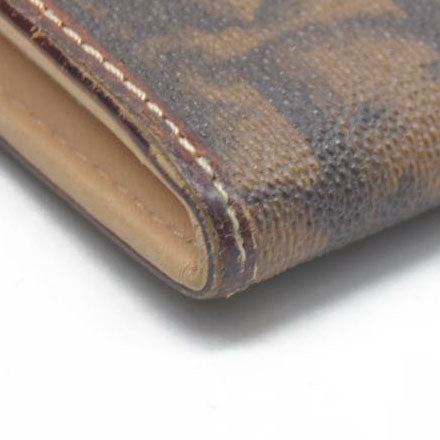 CONSIGNMENT Dior Brown Oblique Coated Canvas and Leather Romantic Continental Wallet
