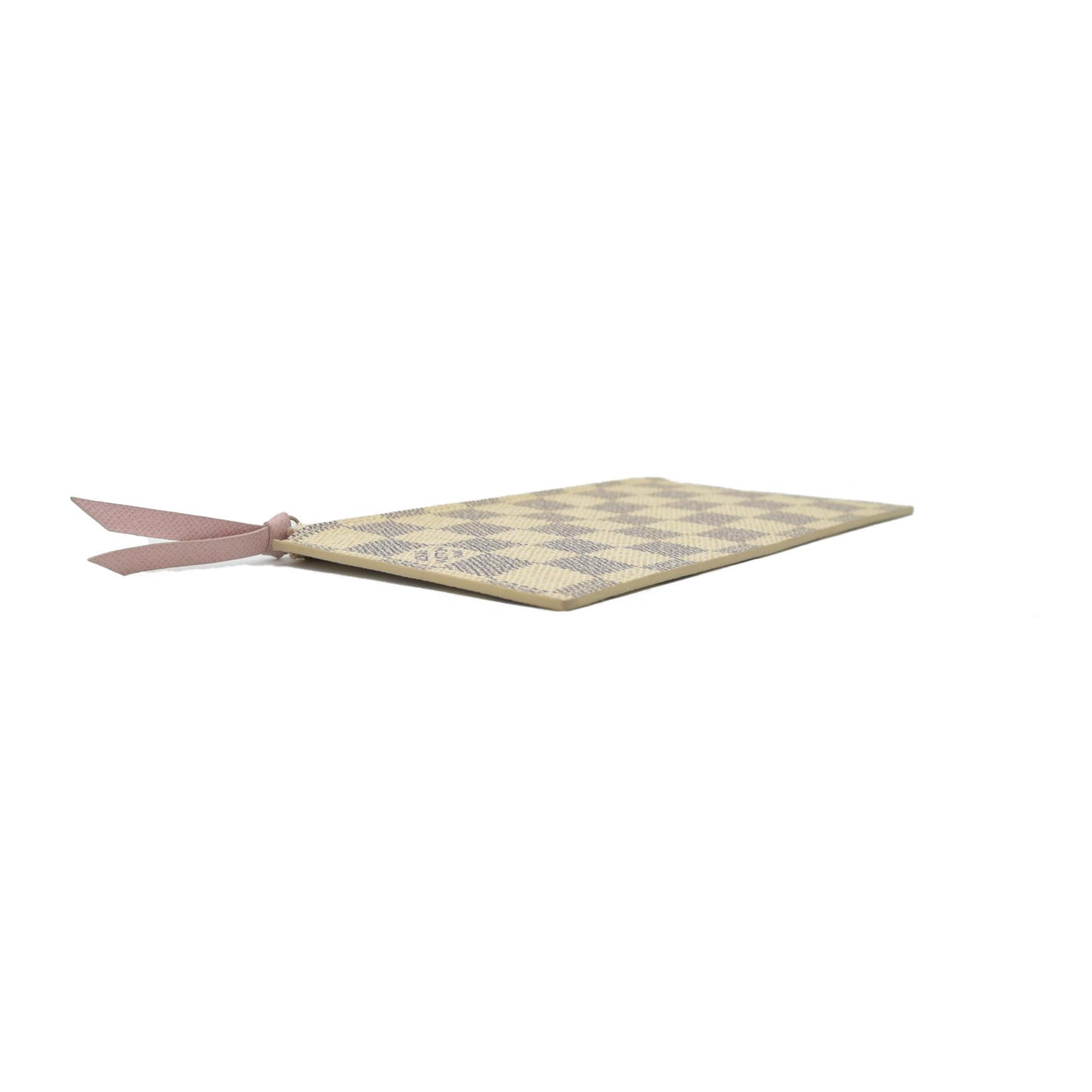 $500 Louis Vuitton Damier Azur Felicie Zipped Insert Rose Ballerine