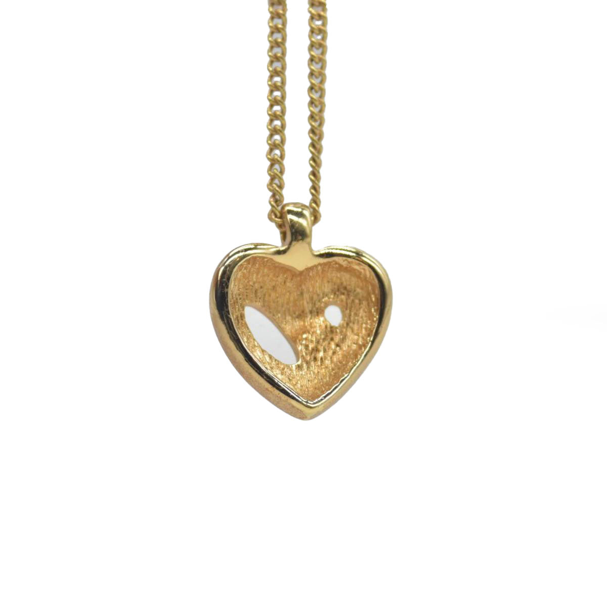 $300 Christian Dior  Vintage Heart Pendant Necklace CONSIGNMENT