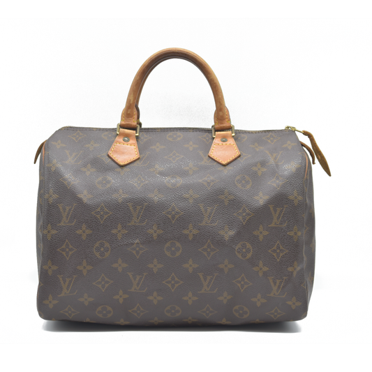 Louis Vuitton LV Hand Bag Speedy 30 Brown Monogram VI1923