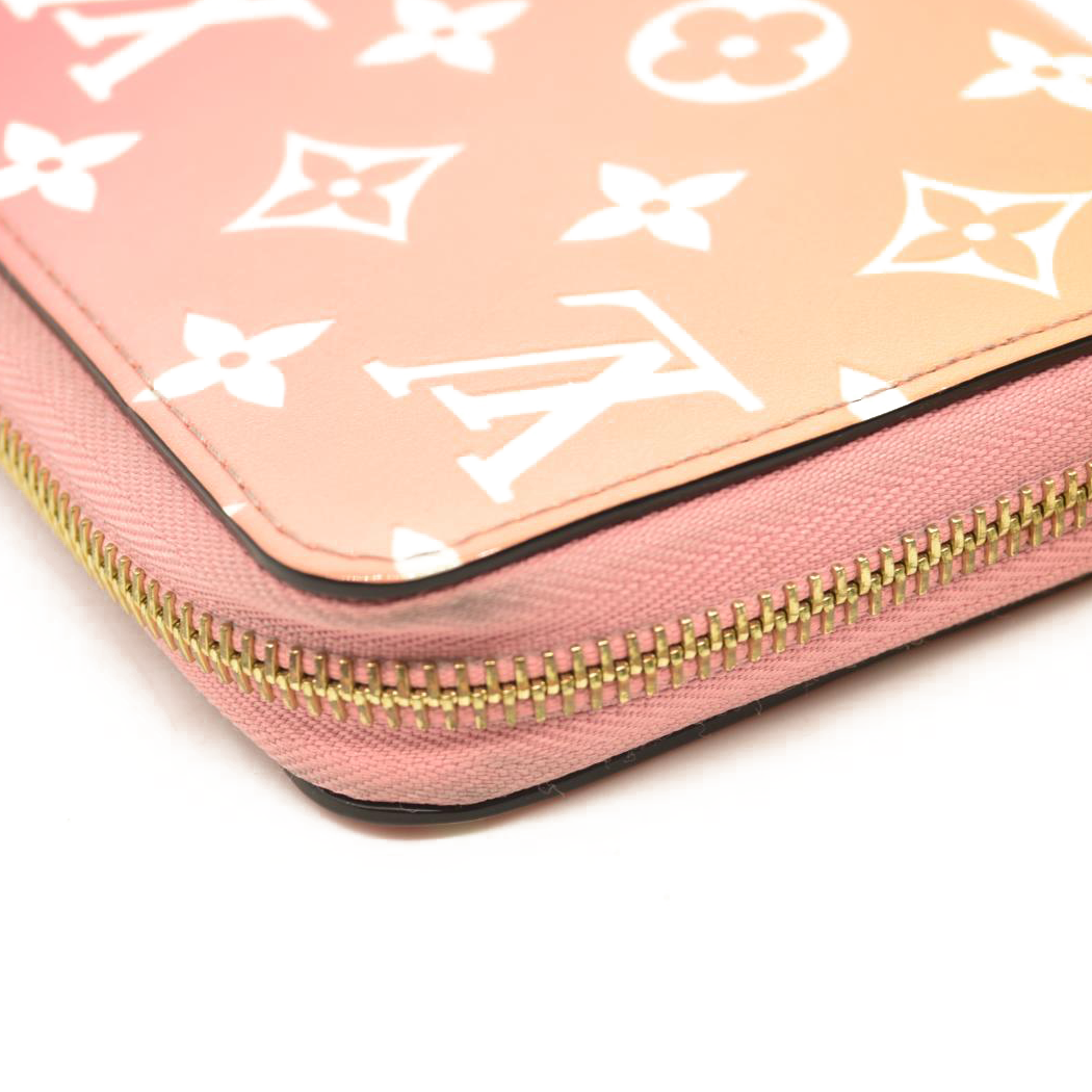 Louis Vuitton Long Wallet Vernis Zippy Sunrise Pink