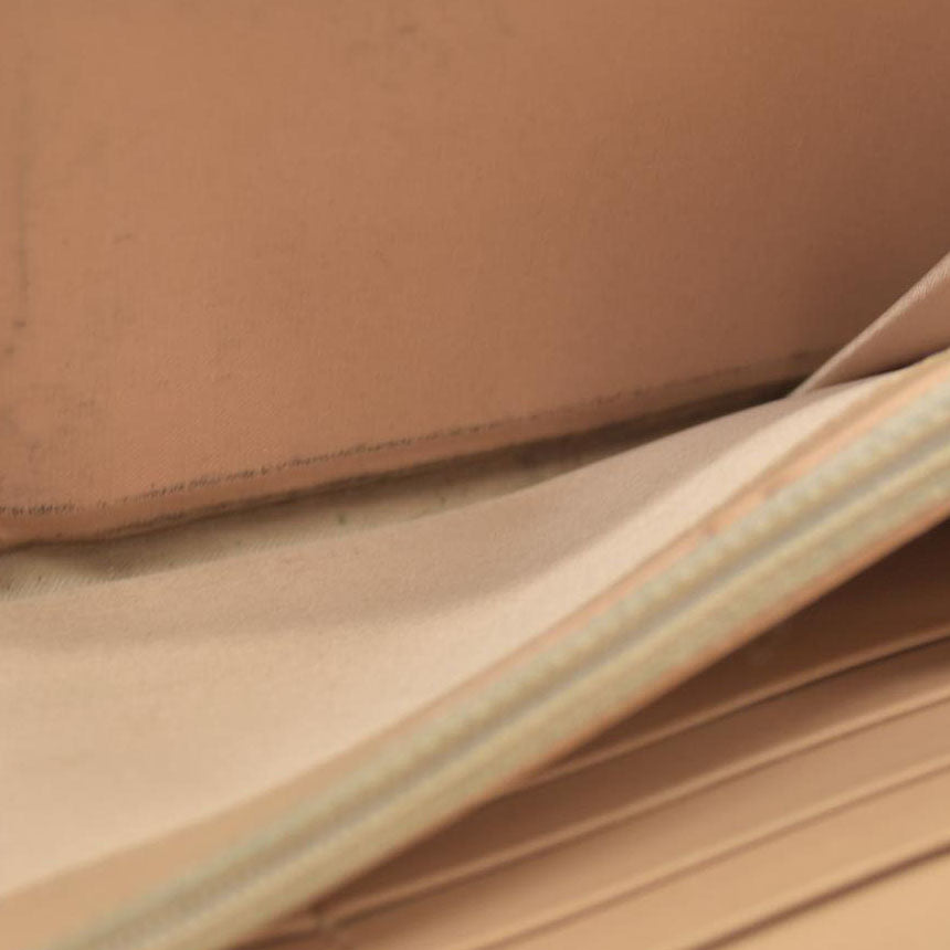 CONSIGNMENT Dior Brown Oblique Coated Canvas and Leather Romantic Continental Wallet